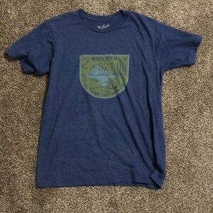 Woolrich Blue Graphic Tee